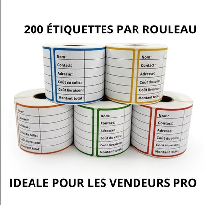 Etiquettes de Livraison autocollantes