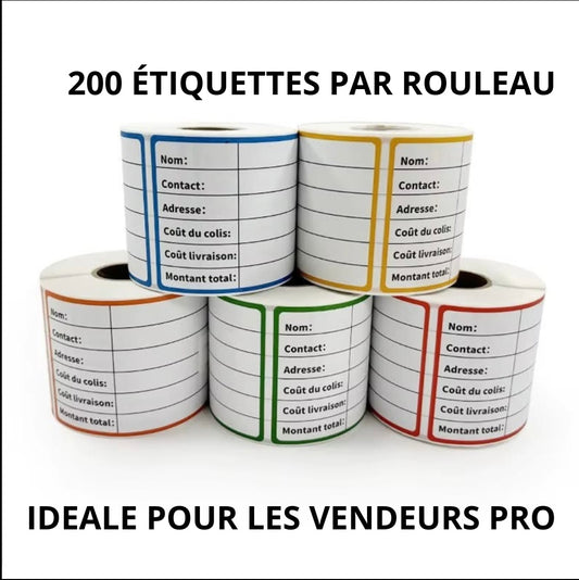 Etiquettes de Livraison autocollantes