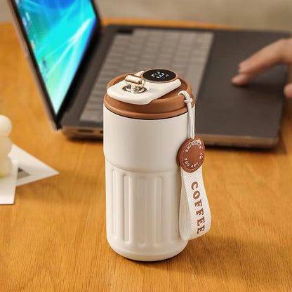 Thermos Intelligent en Acier Inoxydable à Affichage LED