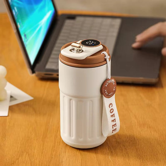 Thermos Intelligent en Acier Inoxydable à Affichage LED