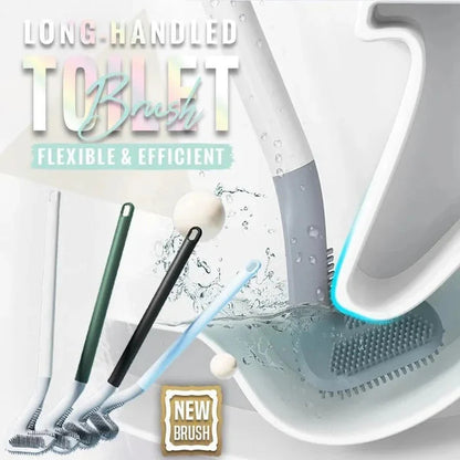 Pack de 3 Brosses de Toilette ErgoClean : Nettoyage Profond et Confortable