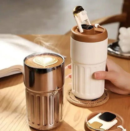 Thermos Intelligent en Acier Inoxydable à Affichage LED