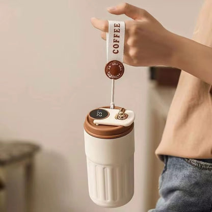 Thermos Intelligent en Acier Inoxydable à Affichage LED
