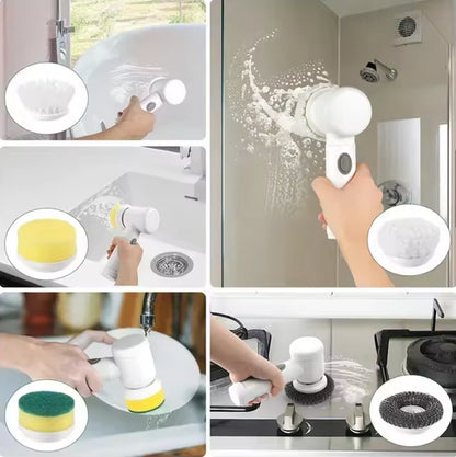 Brosse de Nettoyage Rechargeable 5 en 1 – Qualité, Puissance et Polyvalence